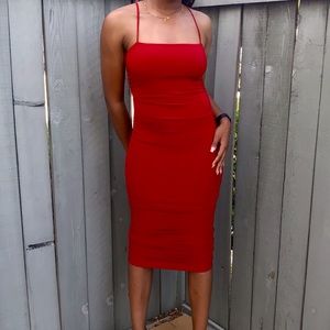 Naked Wardrobe Red Dress